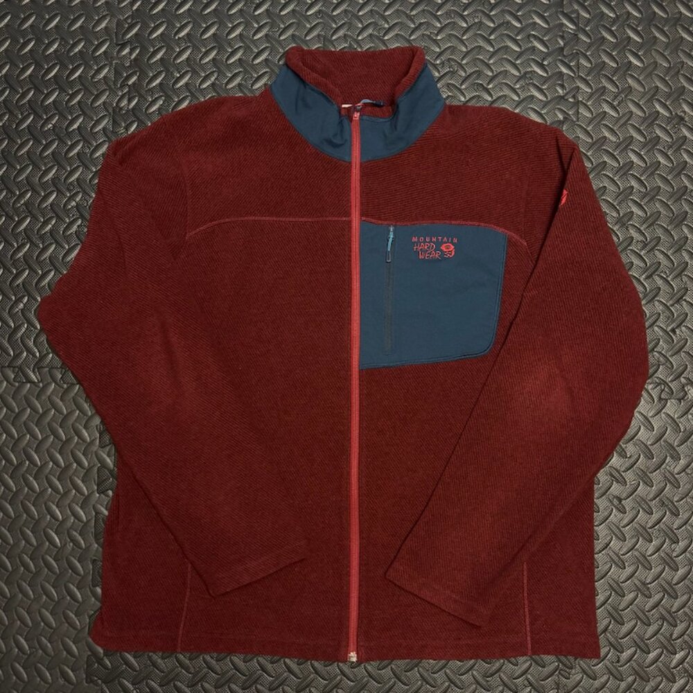 MOUNTAIN HARDWEAR Red/Navy fleece